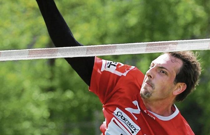 Für Marc Krüger war nach drei Sätzen in Waldrennach Schluss. Foto: Küppers