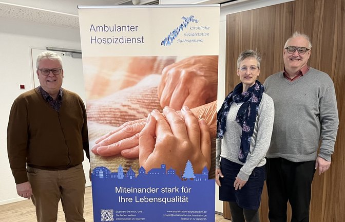 „Suizidprävention ist allen Beteiligten das wichtigste Anliegen“ (von links): Lothar Kämmle, Christine Burkhardt und Dieter Hofmann.  <span class='image-autor'>Foto: Glemser</span>