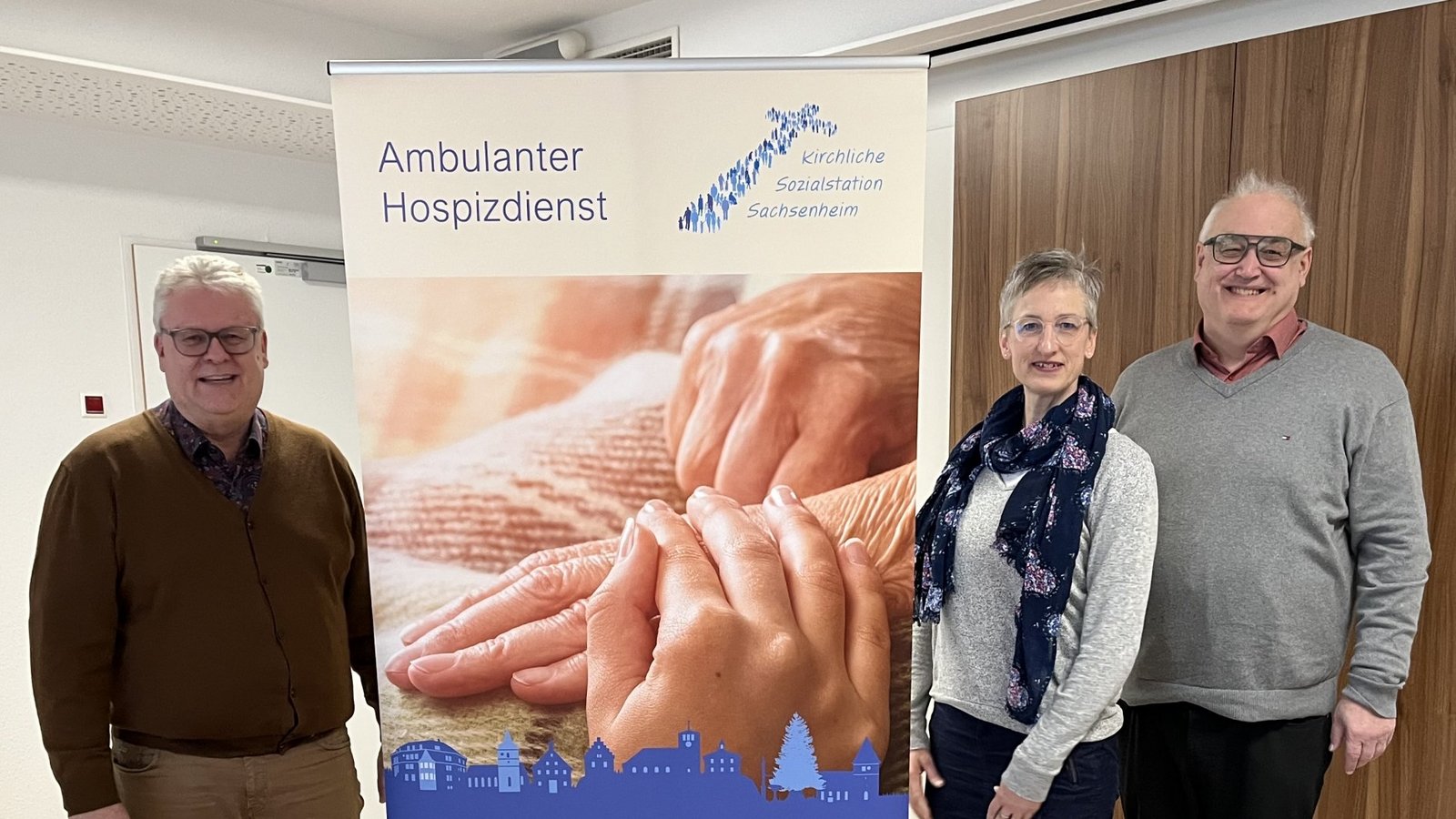 „Suizidprävention ist allen Beteiligten das wichtigste Anliegen“ (von links): Lothar Kämmle, Christine Burkhardt und Dieter Hofmann.  Foto: Glemser