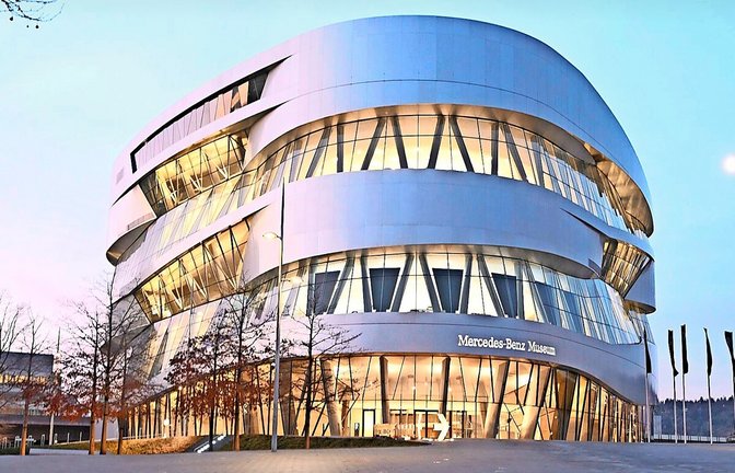 Vor dieser Kulisse wird ab diesem Jahr der Landespresseball stattfinden. Die neue Location für den 13. November ist das Mercedes-Benz Museum.<span class='image-autor'>Foto: dpa/Bernd Weißbrod</span>
