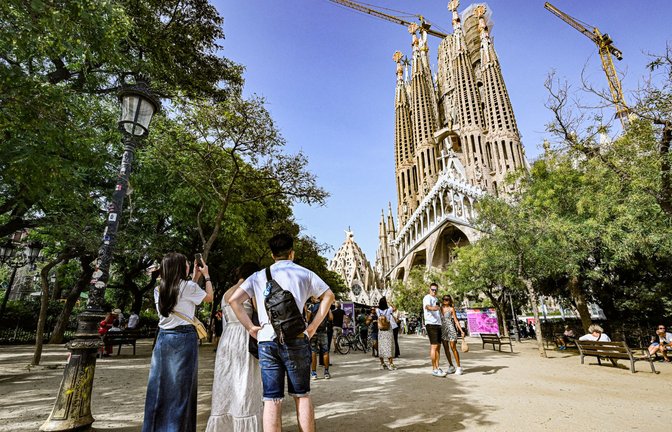 Katalonien – im Bild die bei Touristen beliebte  Sagrada Familia in Barcelona – ist die viertreichste Region in Spanien.<span class='image-autor'>Foto: /Funke Foto Services</span>