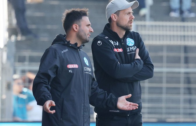 Der bisherige Assistenzcoach Kerem Arslan (li.) löst Marco Wildersinn ab.<span class='image-autor'>Foto: Baumann/Hansi Britsch</span>