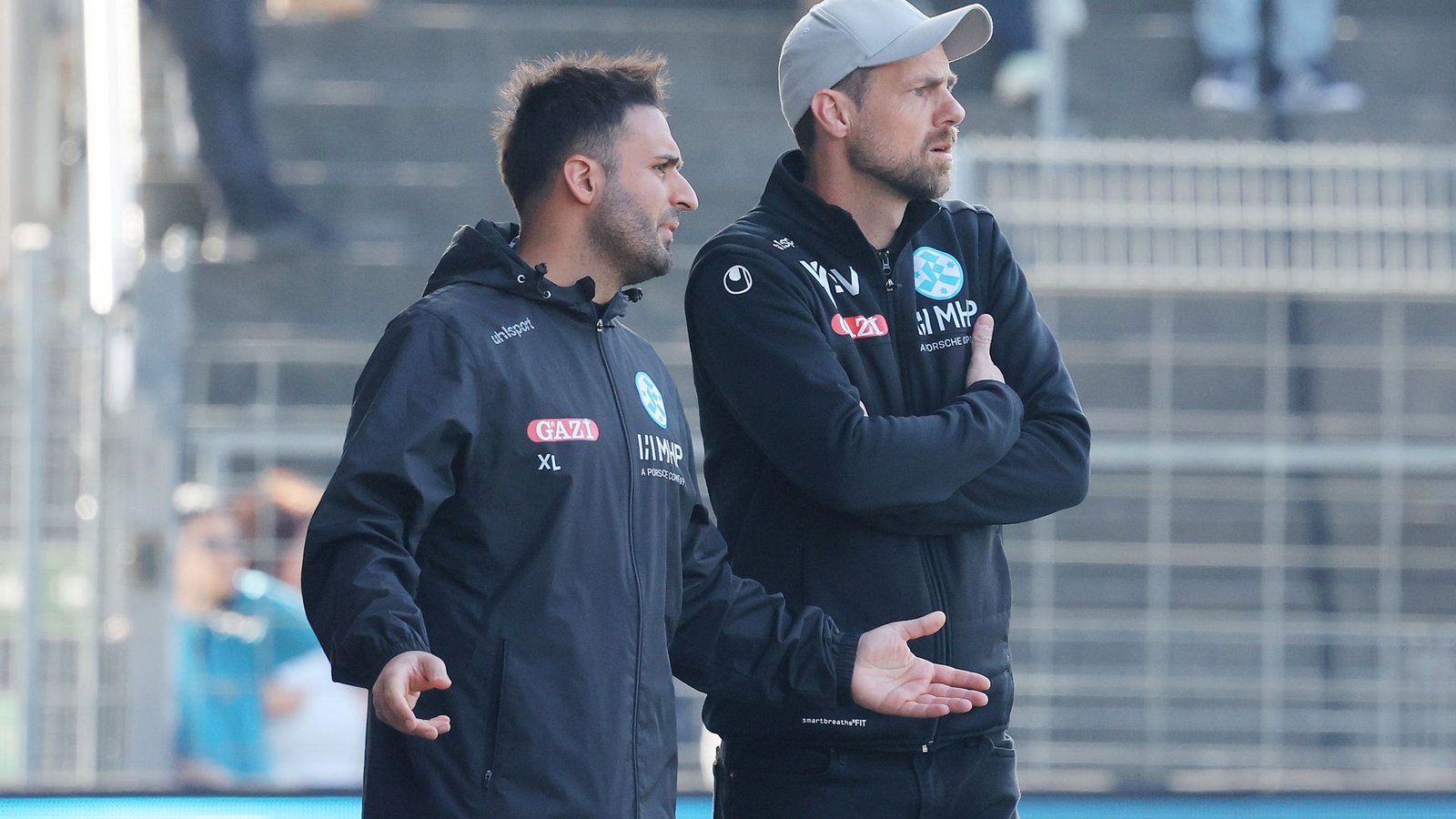 Der bisherige Assistenzcoach Kerem Arslan (li.) löst Marco Wildersinn ab.Foto: Baumann/Hansi Britsch Der bisherige Assistenzcoach Kerem Arslan (li.) löst Marco Wildersinn ab.Foto: Baumann/Hansi Britsch