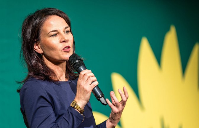 Anna-Lena Baerbock kritisiert Markus Söder. (Archivbild)<span class='image-autor'>Foto: dpa/Frank Hammerschmidt</span>
