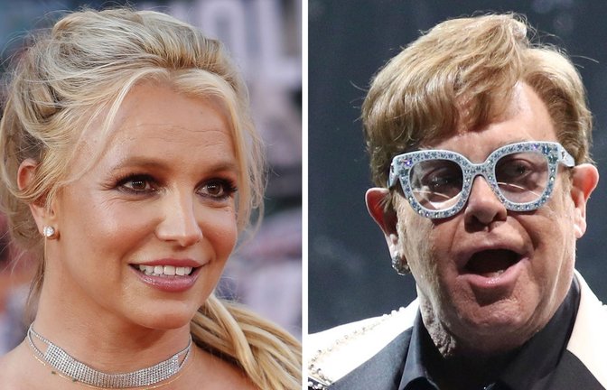 Gemeinames Comeback? Britney Spears und Elton John stehen in den Startlöchern.<span class='image-autor'>Foto: Kay Blake/ZUMA Wire/dpa</span>