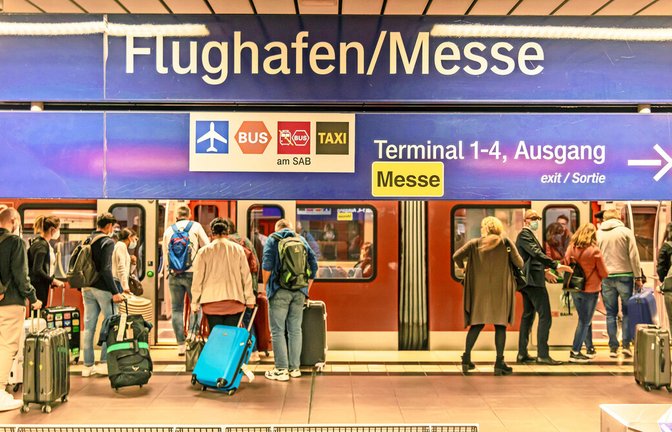 Flughafen und Messe sind kurzfristig nicht mit der S-Bahn zu erreichen.<span class='image-autor'>Foto: imago/Arnulf / Hettrich</span>