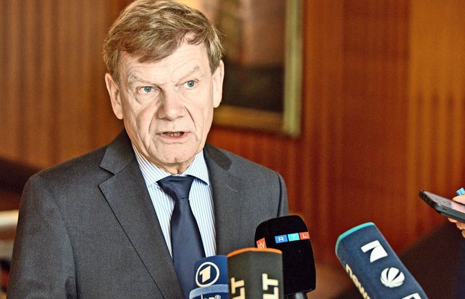 Deutschlands Außenminister Wadephul hat klare Erwartungen an die Machthaber im Iran.<span class='image-autor'>Foto: Georg Wendt/dpa</span>