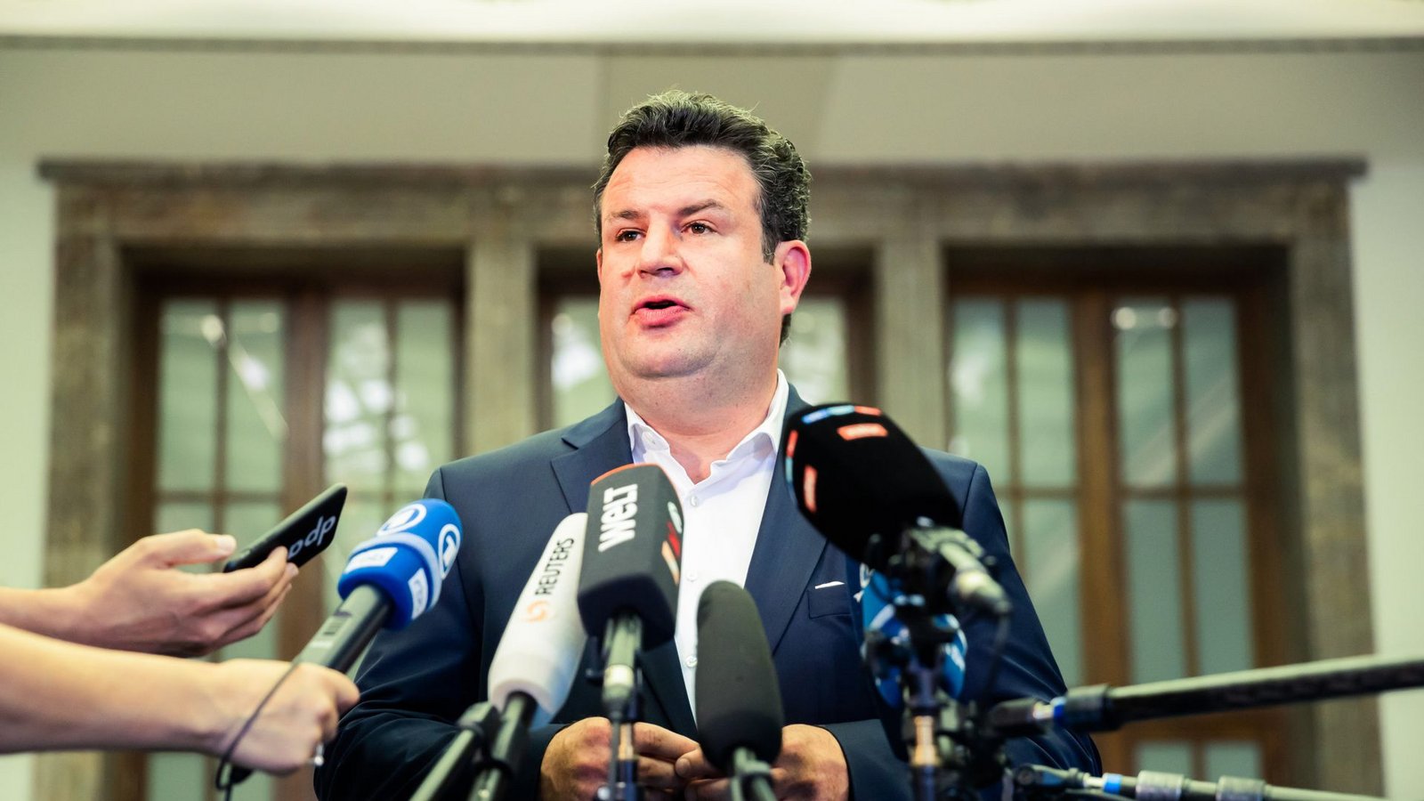 Bundesarbeitsminister Hubertus Heil stellte vergangene Woche seine Pläne zum Bürgergeld vor.Foto: dpa/Christoph Soeder Bundesarbeitsminister Hubertus Heil stellte vergangene Woche seine Pläne zum Bürgergeld vor.Foto: dpa/Christoph Soeder