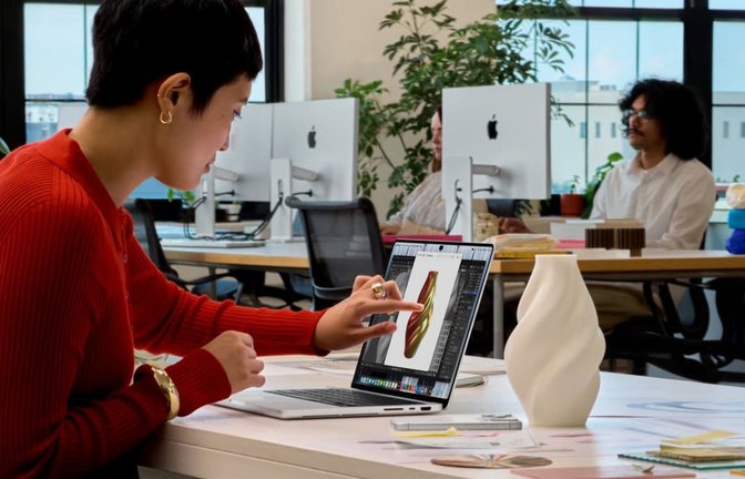 Aus Sicht von Apple dürften vor allem professionelle Nutzer an Touch-Funktionen auf dem Mac interessiert sein. (Handout)<span class='image-autor'>--/Apple/dpa</span>