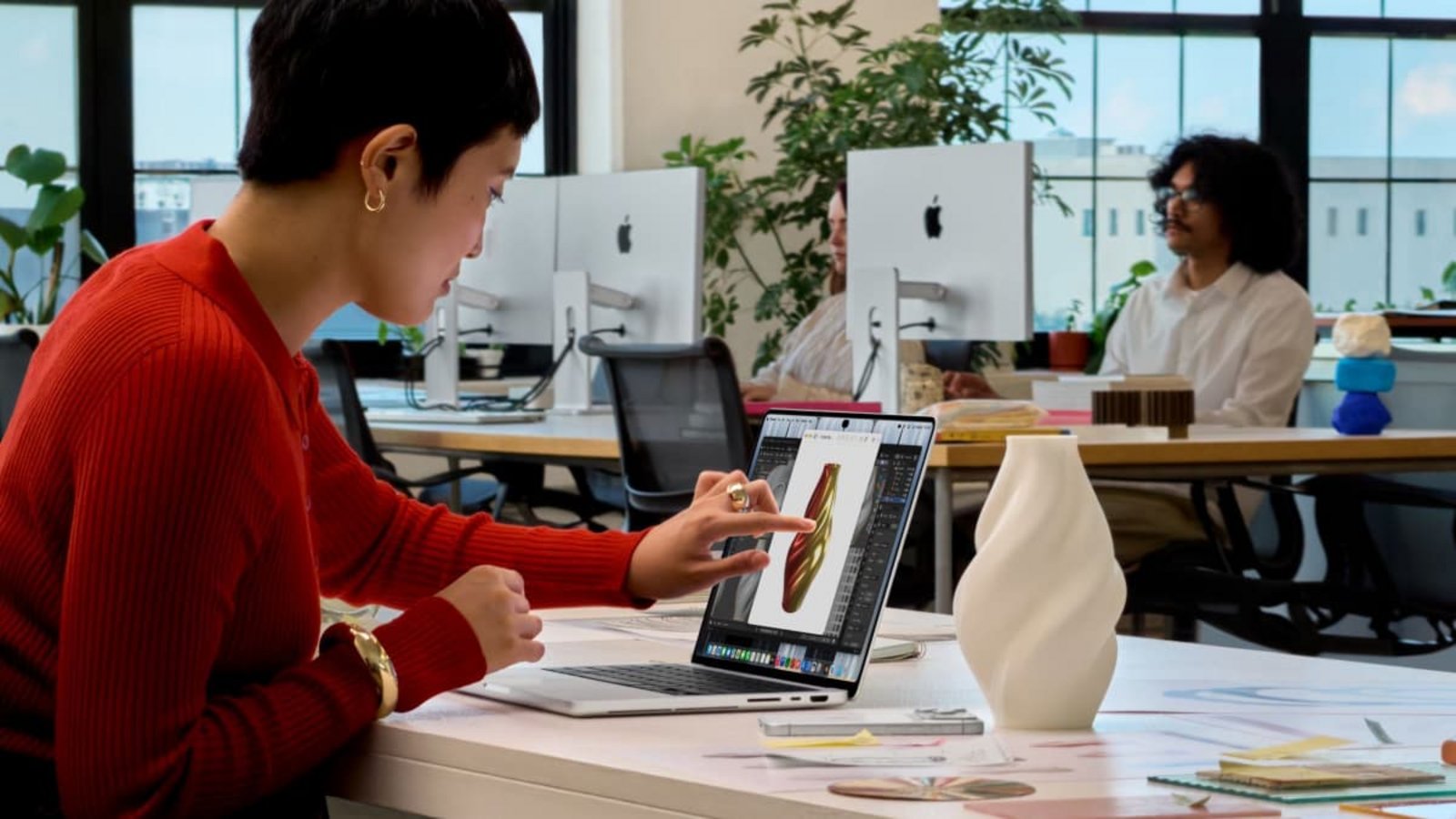 Aus Sicht von Apple dürften vor allem professionelle Nutzer an Touch-Funktionen auf dem Mac interessiert sein. (Handout)--/Apple/dpa