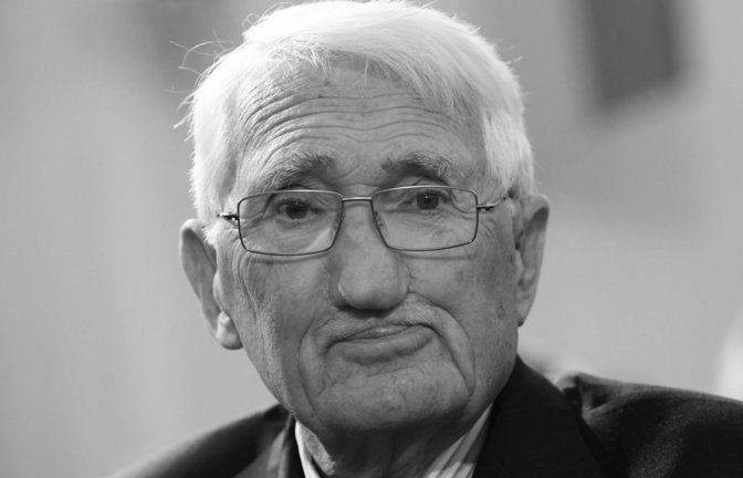 Trauer um berühmten Philosophen: Jürgen Habermas ist tot.<span class='image-autor'>Foto: Arne Dedert/dpa/Arne Dedert</span>