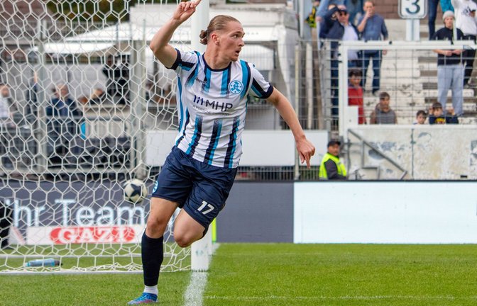 Marlon Faß erzielte vier Tore für die Kickers<span class='image-autor'>Foto: IMAGO/Sportfoto Rudel</span>