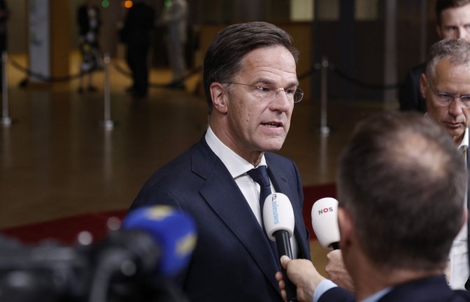 Der Niederländer Mark Rutte soll wohl neuer Nato-Generalsekretär werden.<span class='image-autor'>Foto: dpa/Omar Havana</span>