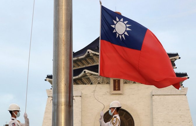 Die Spannungen um Taiwan hatten sich jüngst verschärft.<span class='image-autor'>Foto: Chiang Ying-Ying/AP/dpa</span>