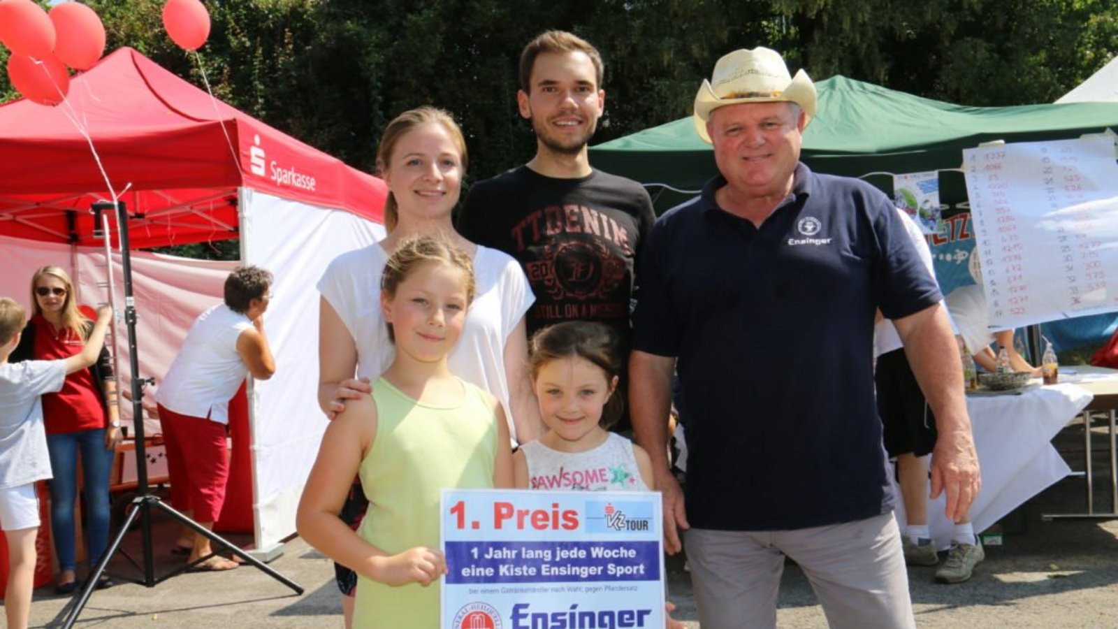 Die Hocktse der Tour 2018 in Riet.