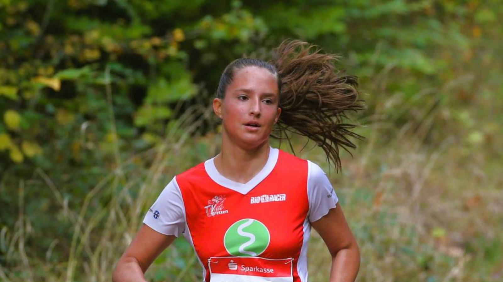 Jula Böhm, Siegerin über fünf Kilometer. Jula Böhm, Siegerin über fünf Kilometer.