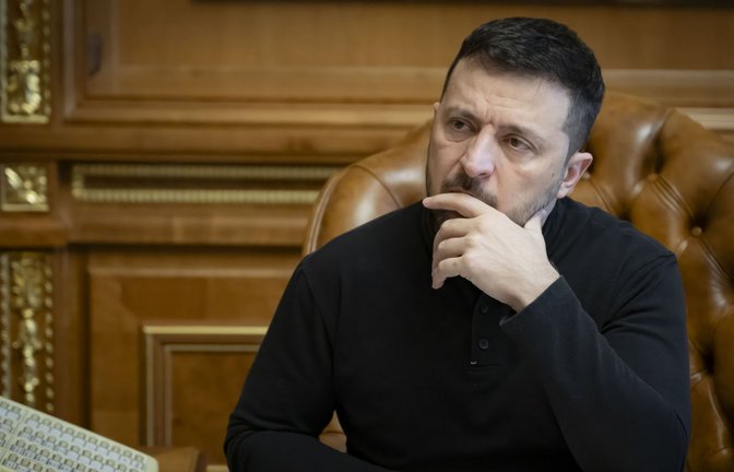 Der ukrainische Präsident äußerte sich irritiert zu Trumps Telefonat mit Putin. (Archivbild)<span class='image-autor'>Foto: dpa/Ukraine Presidency</span>