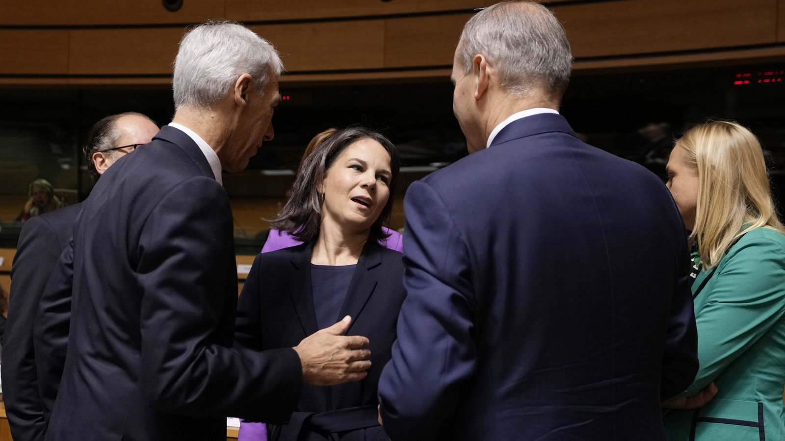 Außenministerin Annalena Baerbock stößt mit ihrer sehr weit gehenden Unterstützung  Israels  auf Widerstand.Foto: dpa/Virginia Mayo