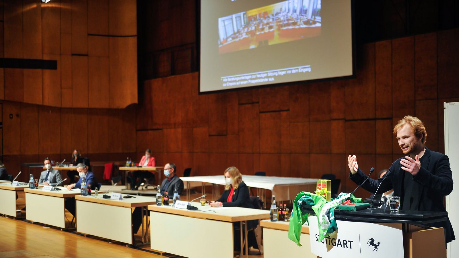 Während der Coronazeit wurden Sitzungen des Stuttgarter Gemeinderats bereits im Livestream übertragen. Aus Gründen des Infektionsschutzes wich der Gemeinderat wegen des in die Liederhalle aus.Foto: Lichtgut/Max Kovalenko Während der Coronazeit wurden Sitzungen des Stuttgarter Gemeinderats bereits im Livestream übertragen. Aus Gründen des Infektionsschutzes wich der Gemeinderat wegen des in die Liederhalle aus.Foto: Lichtgut/Max Kovalenko