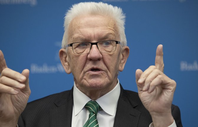 Ministerpräsident Winfried Kretschmann sagte, die von den USA angedrohten und  willkürlichen Zölle seien ein Angriff auf den internationalen Handel.<span class='image-autor'>Foto: Lichtgut/Leif Piechowski</span>