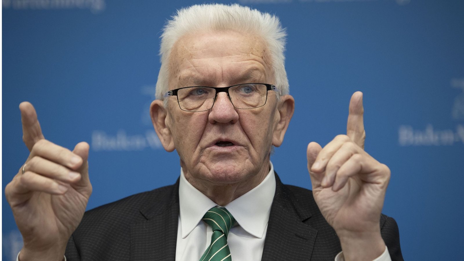 Ministerpräsident Winfried Kretschmann sagte, die von den USA angedrohten und  willkürlichen Zölle seien ein Angriff auf den internationalen Handel.Foto: Lichtgut/Leif Piechowski