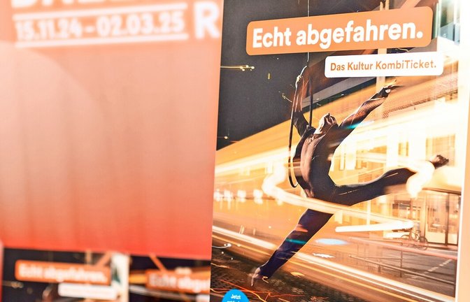 Die neue Plakatserie soll dafür werben, zu Kulturveranstaltungen mit Bus und Bahn zu fahren.<span class='image-autor'>Foto: Lichtgut/Julian Rettig</span>