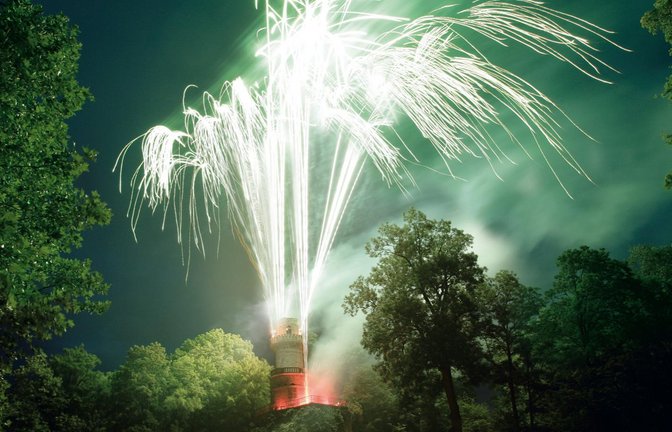 Beim Lichterzauber im Blühenden Barock gibt es 2026 einige Änderungen. Archivfoto: p