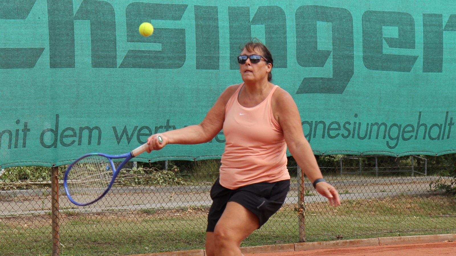 Vollen Einsatz zeigt Rita Herre vom TSV Kleinglattbach. Foto: Dittrich