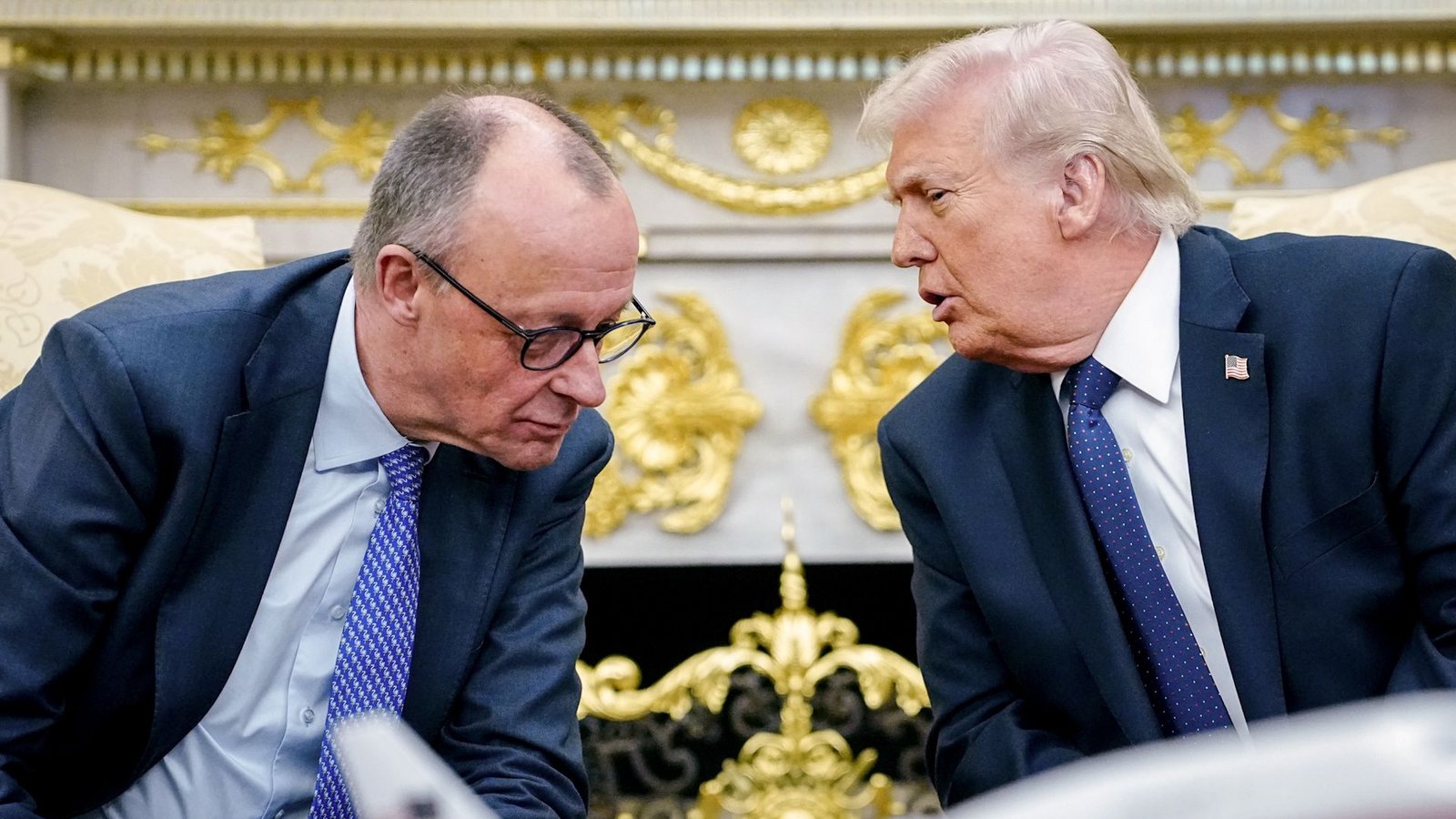 Merz und Trump: Das Verhältnis der beiden ist inzwischen deutlich abgekühlt. (Archivbild)Foto: Kay Nietfeld/dpa