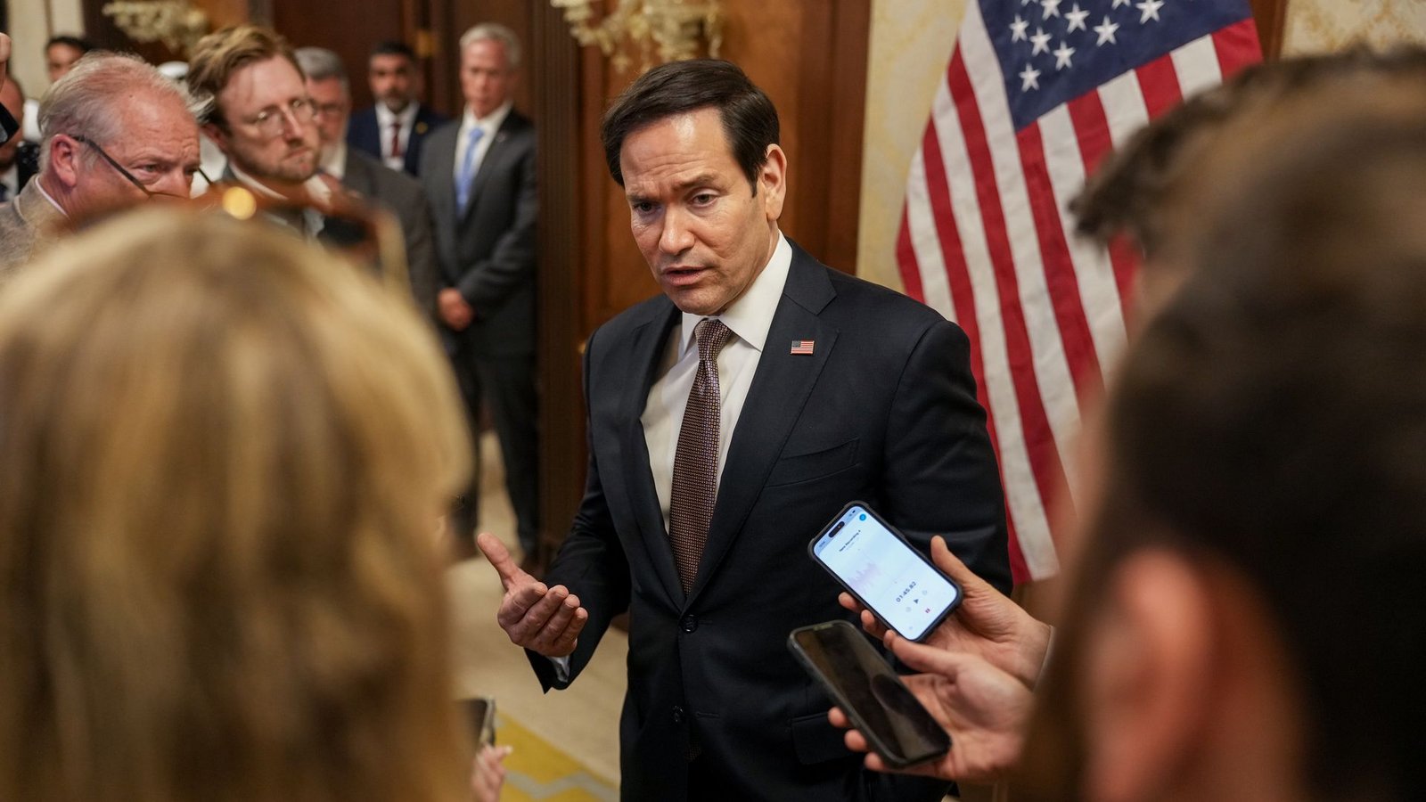 Rubio rechnet mit Iran-Gespächen kommende Woche.Foto: Eric Lee/Pool Reuters/AP/dpa