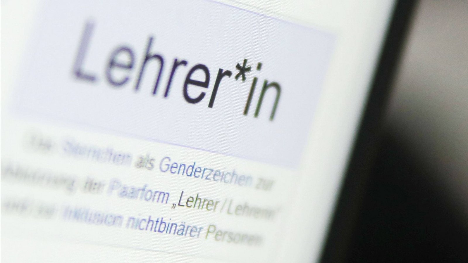 In bayerischen Schulen ist die Verwendung gendergerechter Sprache nicht mehr erlaubt.Foto: IMAGO/dts Nachrichtenagentur