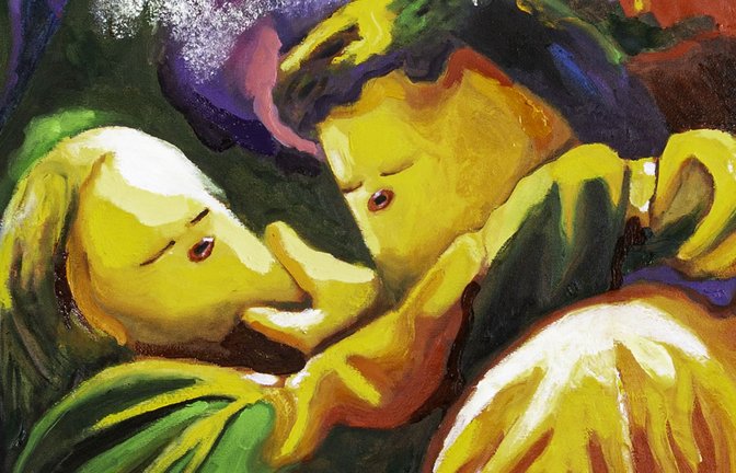 Beim Art Alarm in der Galerie  Better Go South zu entdecken: Nina Bachmanns Bild  „Beg me to dance“<span class='image-autor'>Foto: Nina Bachmann/Better Go South</span>