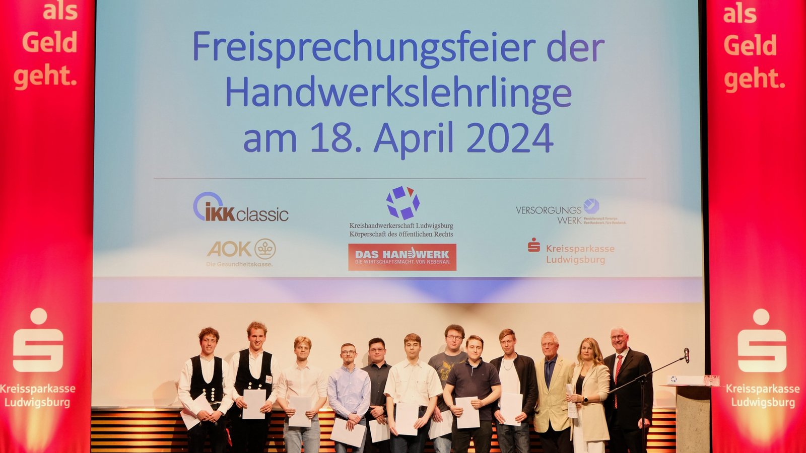 Freisprechung Kreishandwerker Lehrlinge Handwerk Ausbildung Foto:p