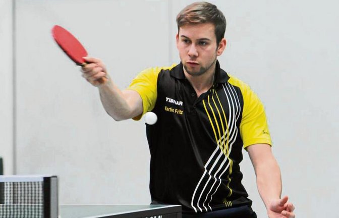Martin Fritz und der TSV Ensingen schnupperten gegen die SpVgg Mönsheim an einem Punktgewinn, mussten sich aber mit 7:9 geschlagen geben. Foto: Leitner