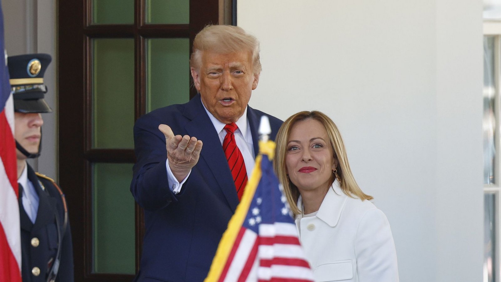 Gemeinsame  Wellenlänge? – Italiens Regierungschefin Giorgia Meloni und US-Präsident Donald Trump.Foto: AP
