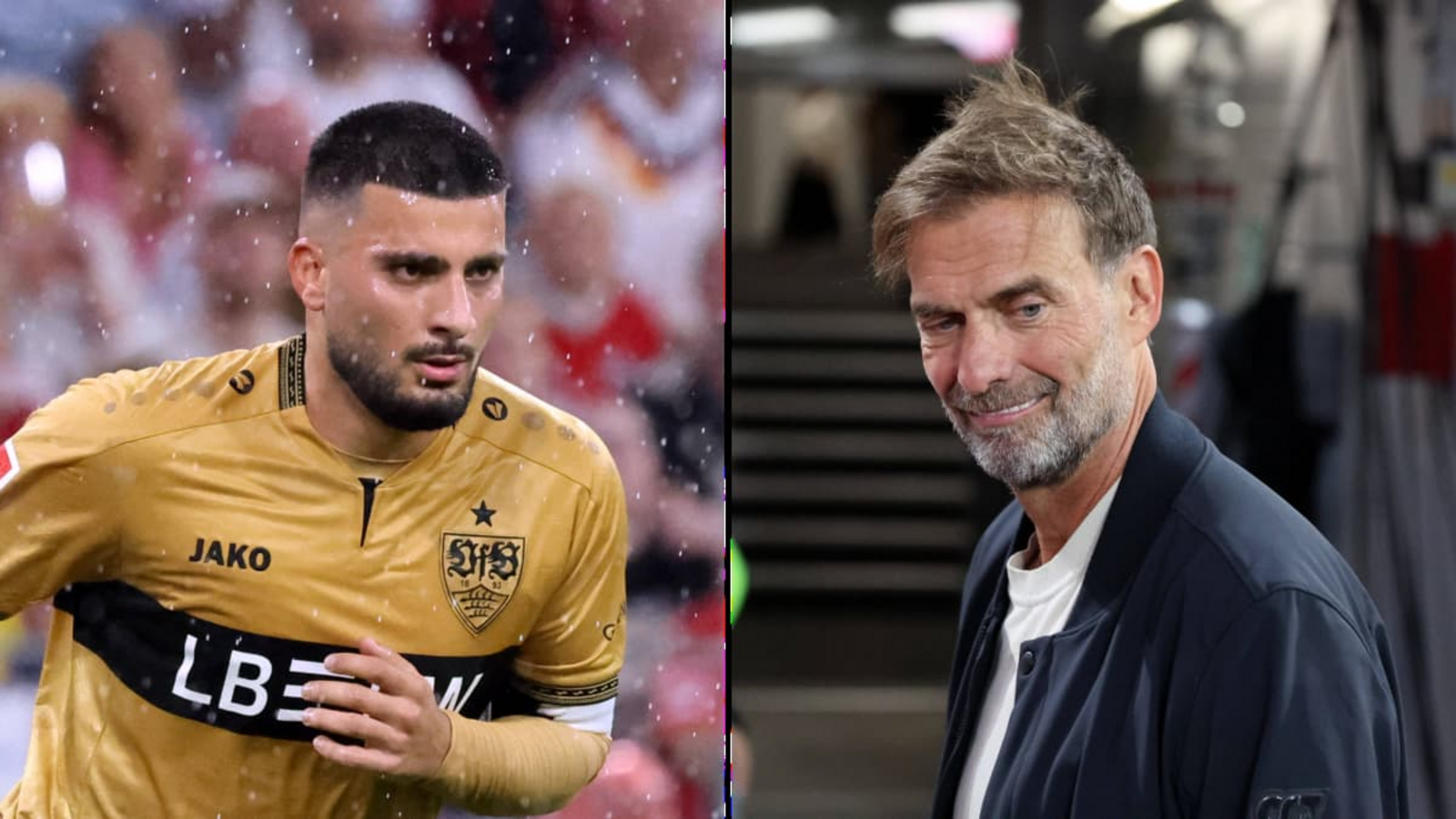 Deniz Undav (links) wird am Montag auf Jürgen Klopp treffen.Imago/Rudel