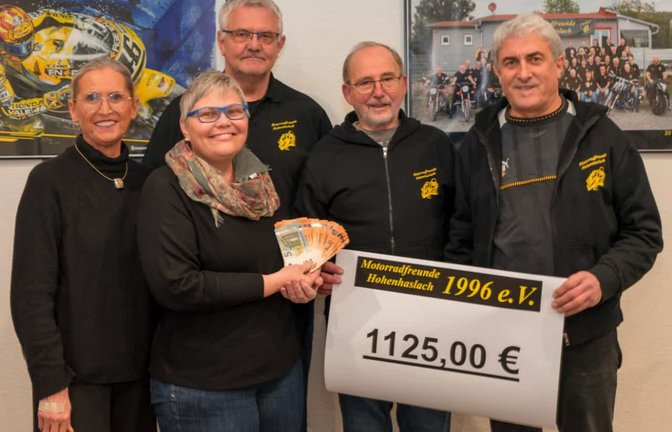 Spende für die ambulante Hospizgruppe. <span class='image-autor'>Foto: p</span>