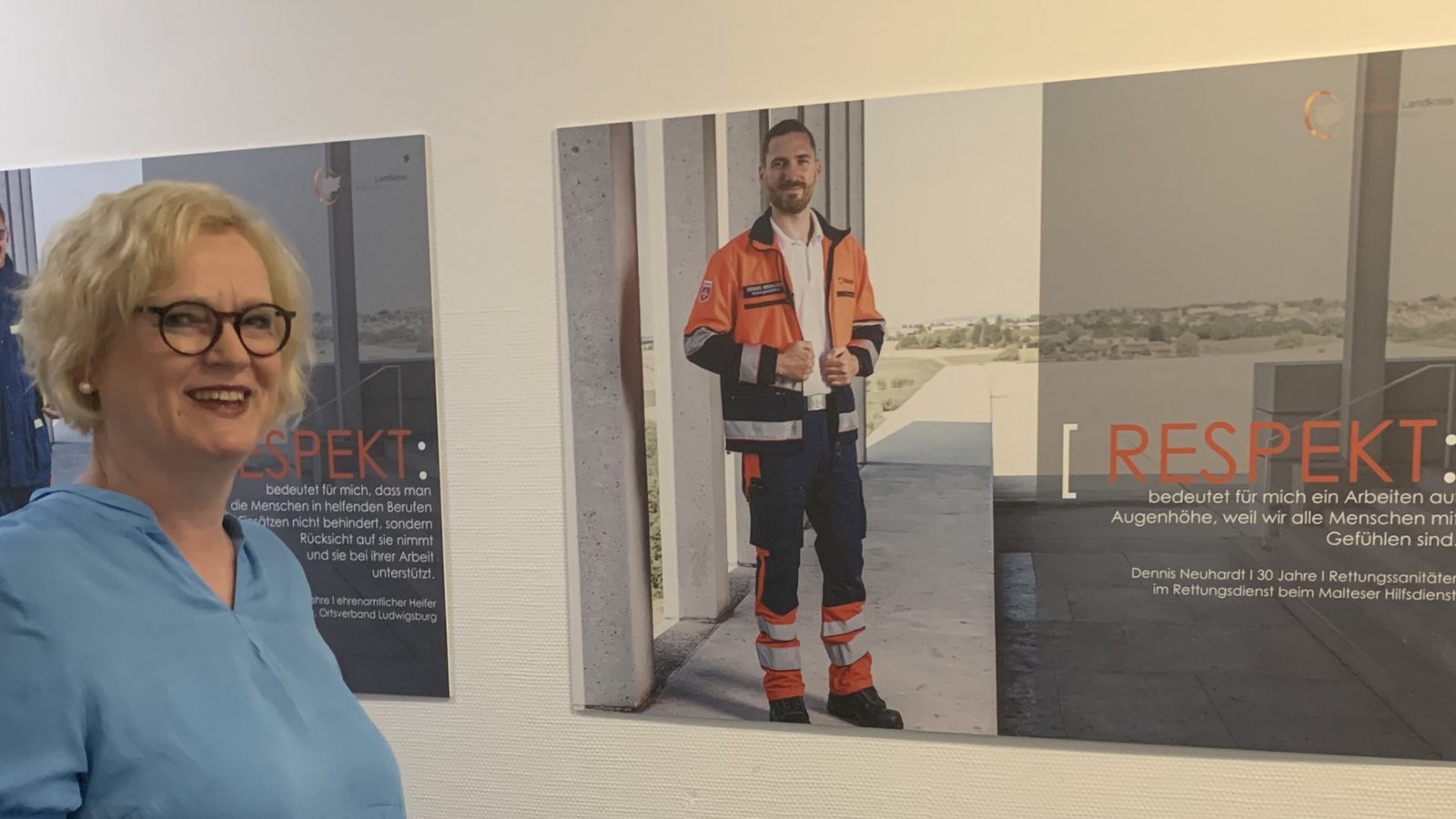 Inga Mollerus von der Stadtverwaltung möchte die Mitarbeiter von Feuerwehr und Kindergärten in den Fokus rücken. Foto: p Inga Mollerus von der Stadtverwaltung möchte die Mitarbeiter von Feuerwehr und Kindergärten in den Fokus rücken. Foto: p