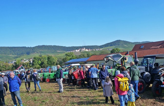 Schleppertreffen Hohenhaslach Traktoren Landmaschinen historische Fahrzeuge Foto: Friedrich