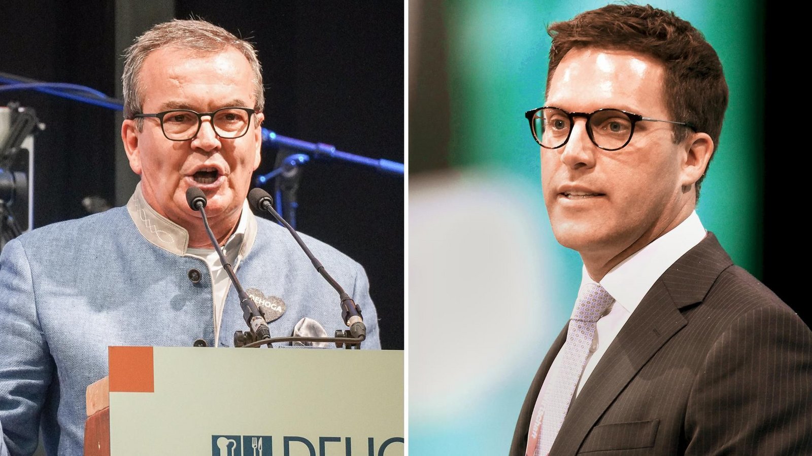 Per Du: Wirtepräsident Engelhardt (li.), CDU-Spitzenkandidat HagelFoto: Lichtgut - Ferdinando Iannone