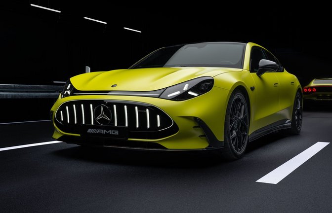 Das neue Mercedes-AMG GT 63 4-Türer Coupé ist das erste vollelektrische Serienfahrzeug der Sportwagenschmiede aus Affalterbach.<span class='image-autor'>Foto: Mercedes-Benz AG</span>