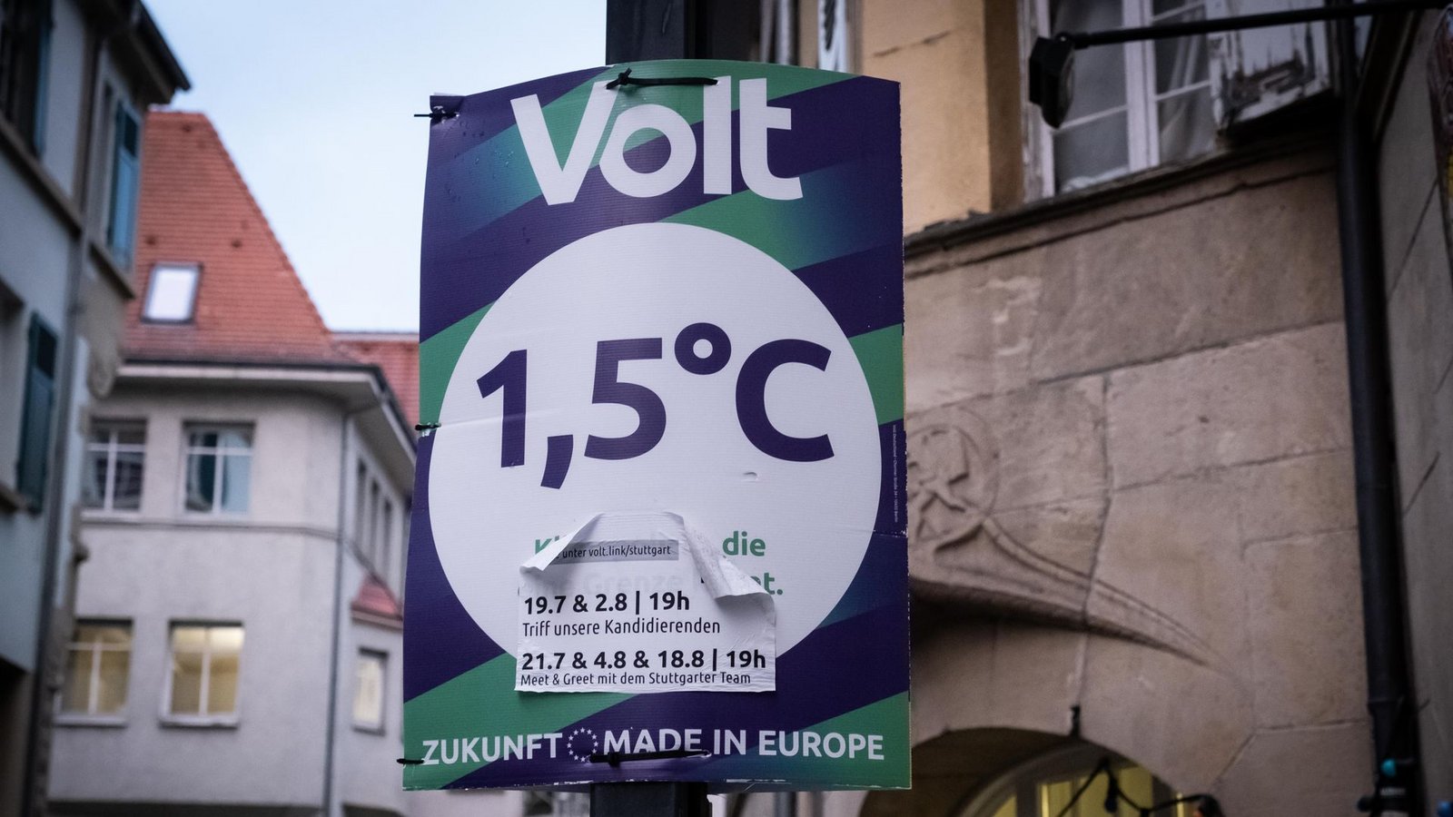 Kleinen Parteien wie Volt macht die vorgezogene Neuwahl zu schaffen.Foto: Lichtgut/Achim Zweygarth Kleinen Parteien wie Volt macht die vorgezogene Neuwahl zu schaffen.Foto: Lichtgut/Achim Zweygarth