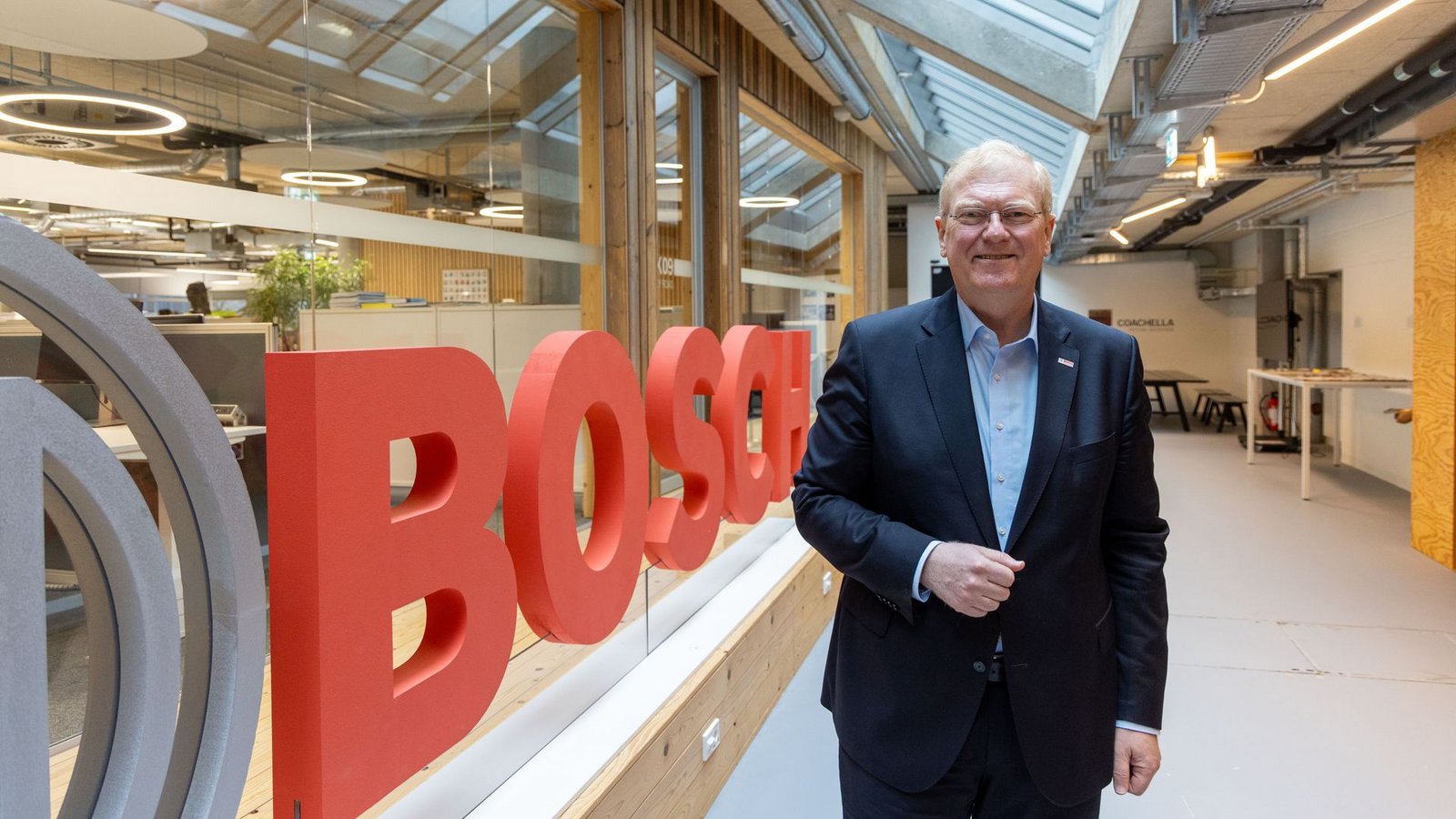 Bosch-Chef Stefan Hartung will mit dem Unternehmen durchstarten und sieht gute Marktchancen.Foto: Lichtgut/Leif Piechowski