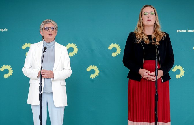 Die Grünen gaben ein Statement ab.<span class='image-autor'>Foto: Kay Nietfeld/dpa/Kay Nietfeld</span>