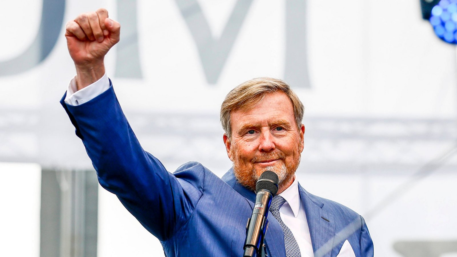König Willem-Alexander hielt auch eine Rede in Dokkum.Foto: IMAGO / PPE König Willem-Alexander hielt auch eine Rede in Dokkum.Foto: IMAGO / PPE