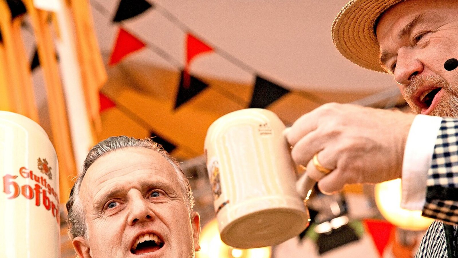 OB Nopper eröffnete das Historische Volksfest 2022 auf dem Schlossplatz – im kommenden Jahr wird es wohl keine Neuauflage mehr geben.Foto: Lichtgut/Leif Piechowski