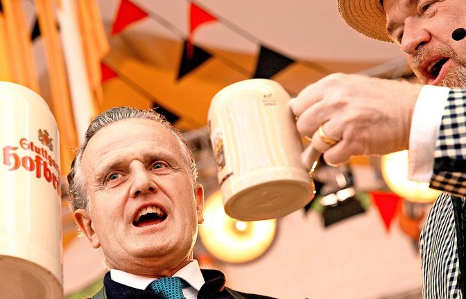 OB Nopper eröffnete das Historische Volksfest 2022 auf dem Schlossplatz – im kommenden Jahr wird es wohl keine Neuauflage mehr geben.<span class='image-autor'>Foto: Lichtgut/Leif Piechowski</span>