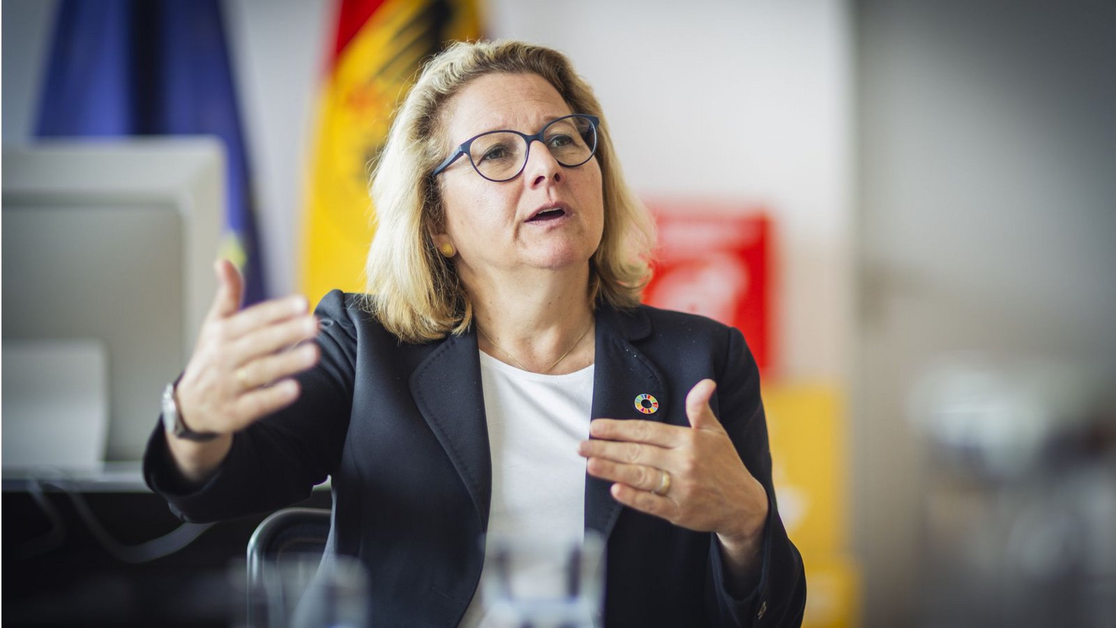 Svenja Schulze (SPD) ist seit 2021 Entwicklungsministerin.Foto: photothek.de/Sebastian Rau Svenja Schulze (SPD) ist seit 2021 Entwicklungsministerin.Foto: photothek.de/Sebastian Rau