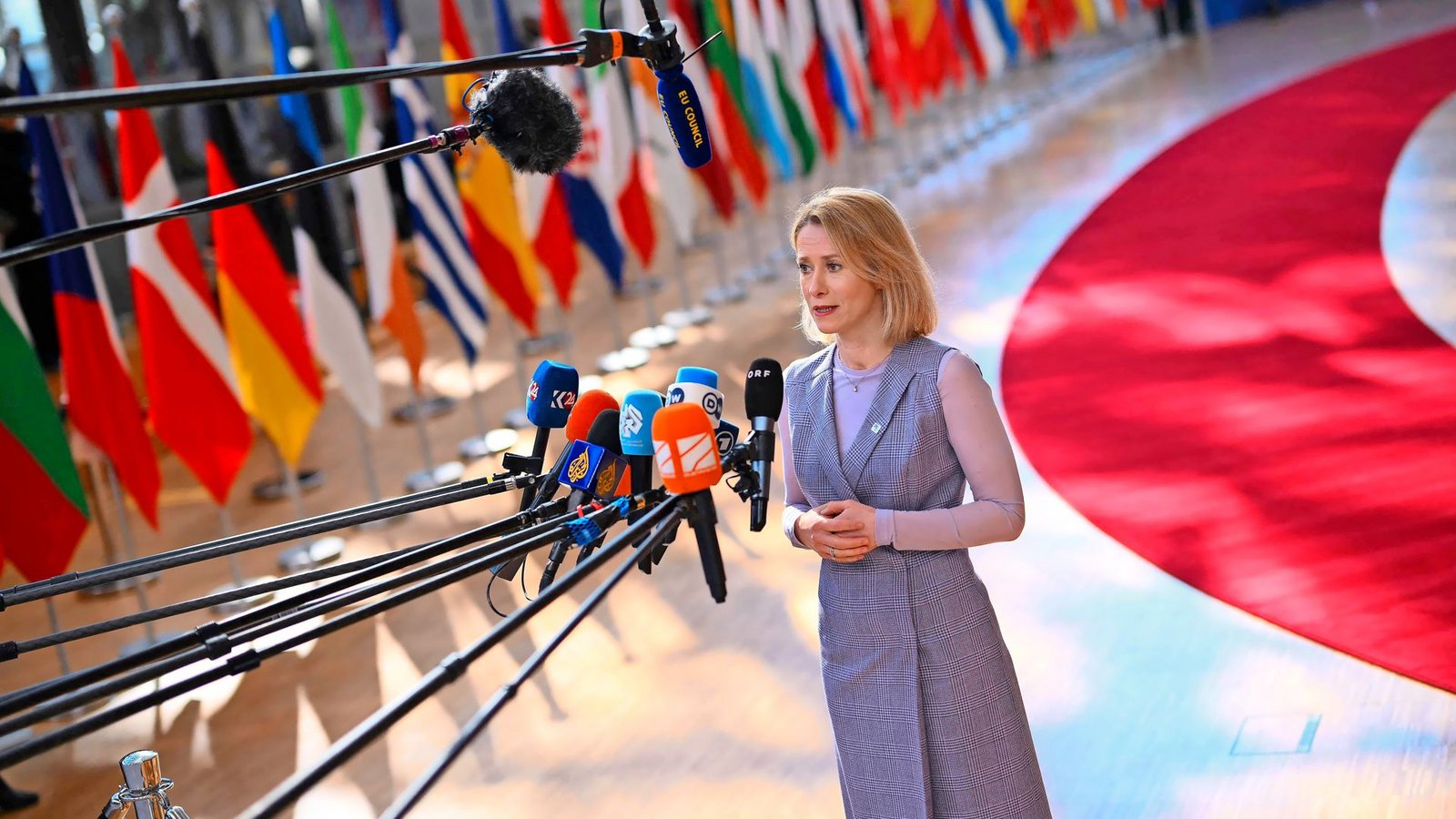 Die EU-Außenbeauftragte Kaja Kallas fordert wesentlich mehr Unterstützung für die Ukraine – doch viele europäische Staaten sträuben sich.Foto: AFP/John Thys Die EU-Außenbeauftragte Kaja Kallas fordert wesentlich mehr Unterstützung für die Ukraine – doch viele europäische Staaten sträuben sich.Foto: AFP/John Thys
