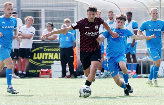 In der zweiten Runde im WFV-Pokal war Marius Köhl noch dabei. Dann fiel er verletzt aus. Jetzt ist der Mittelfeldspeielr wieder zurück.<span class='image-autor'>Baumann/Archiv</span>
